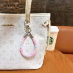 custom colorful telephone cord keychain stretch PVC coil phone strap wholesale