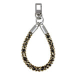 custom polka dot telephone cord keychain PVC coil phone strap wholesale